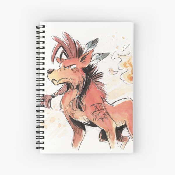 Nanaki RedXIII final fantasy VII Cahier à spirale