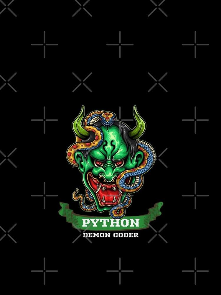 Thumbnail 4 of 4, iPhone Case, Python Demon Coder designed and sold by clubtee.