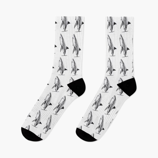 Item preview, Great white shark for fishermen, divers and ocean shark lovers designed and sold by chloeyzoard.