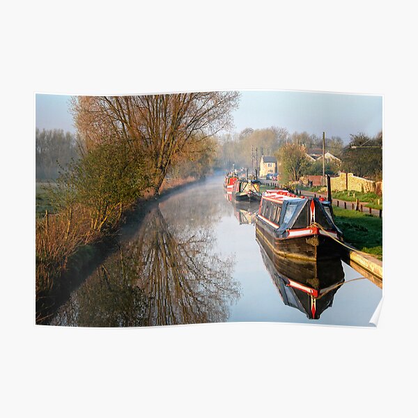 Morning at Thrupp Poster