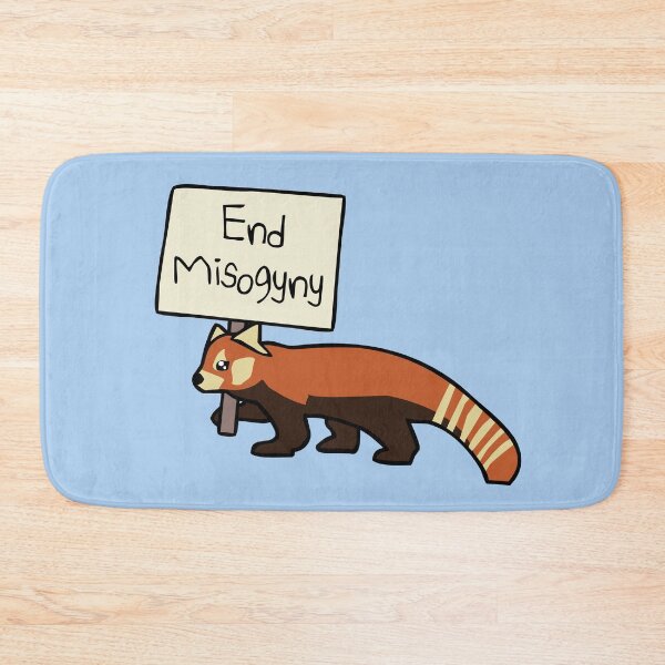 Item preview, End Misogyny (Red Panda) designed and sold by jezkemp.
