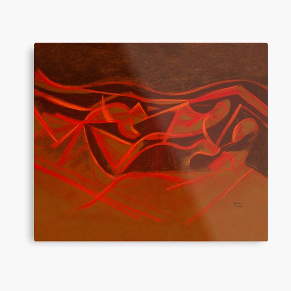 Lovers in bed Metal Print