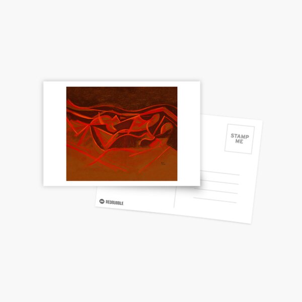 Lovers in bed Postcard