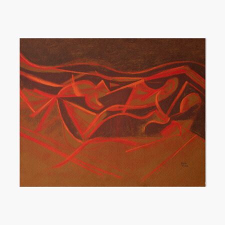 Lovers in bed Art Board Print
