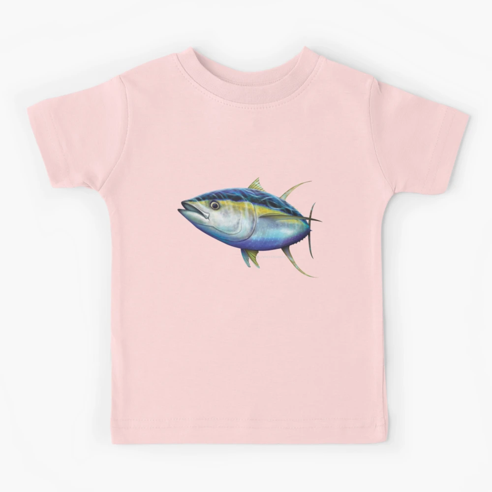 Kids Yellowfin Tuna Fishing Shirt