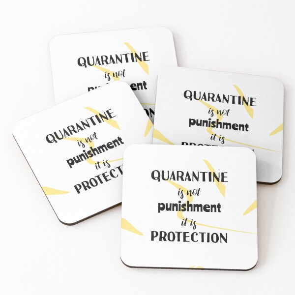 Item preview, Quarantine is not punishment it is protection. Motivational poster  designed and sold by myikigai.
