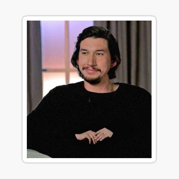 Vista previa del artículo con la obra «Adam Driver con manitas», diseñado y vendido por yatokamisama.