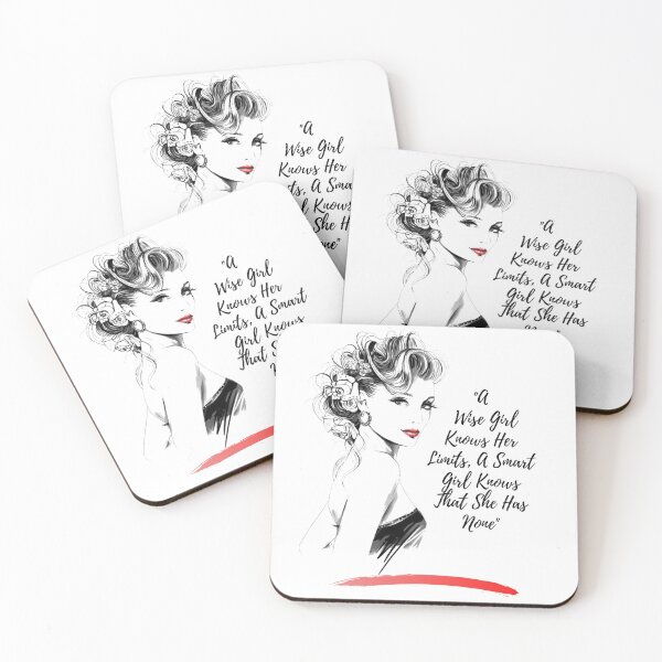 Item preview, "A Wise Girl Knows Her Limits, A Smart..." designed and sold by LondonHouse.
