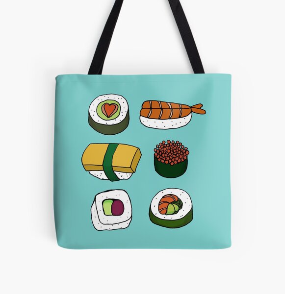 Sushi Love All Over Print Tote Bag