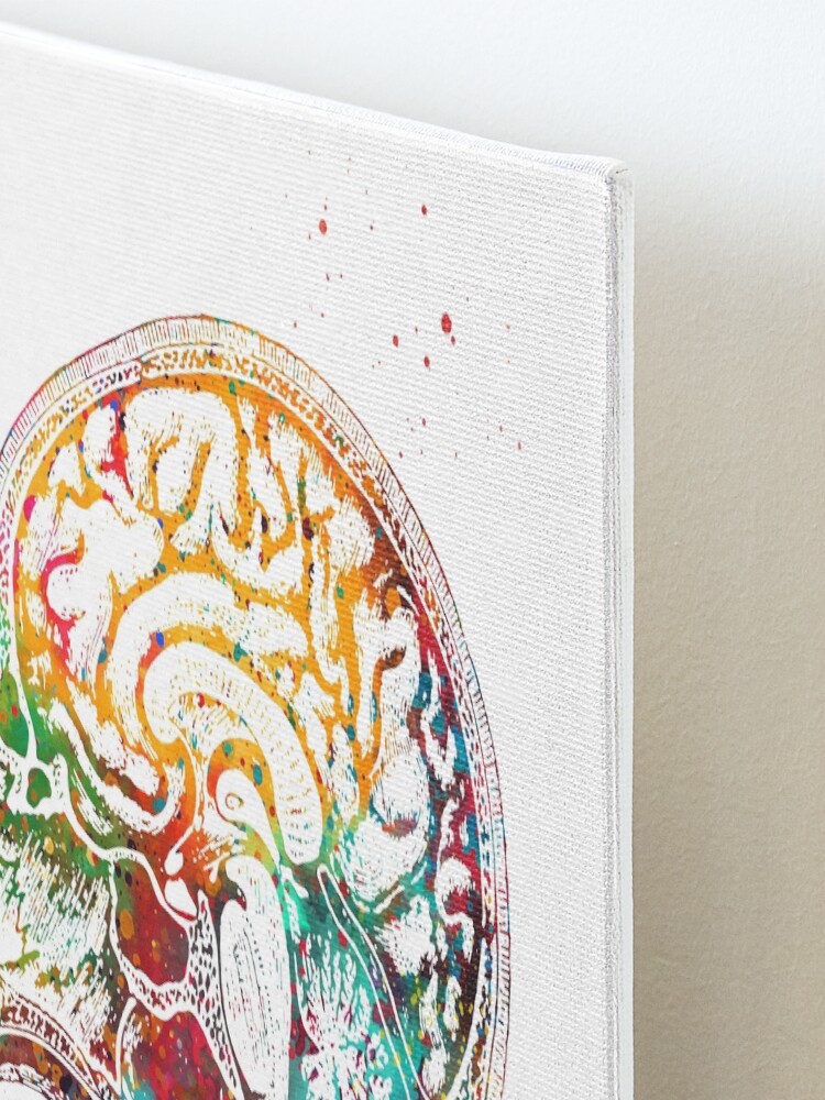 "Human head" Mounted Print by erzebetth Redbubble