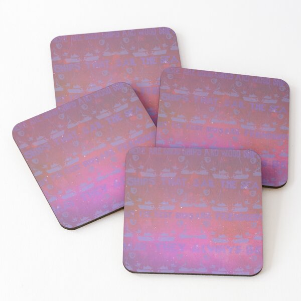 Item preview, Boats 'n' Quotes in pink, orange, purple designed and sold by WatersEdgeGal.