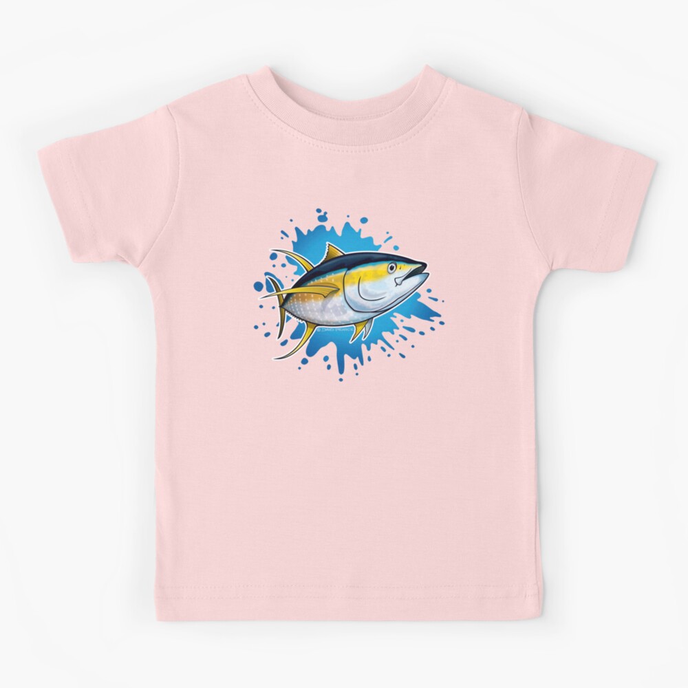 Fish Wreck Snapper Fishing Shirt Coloured, Tops