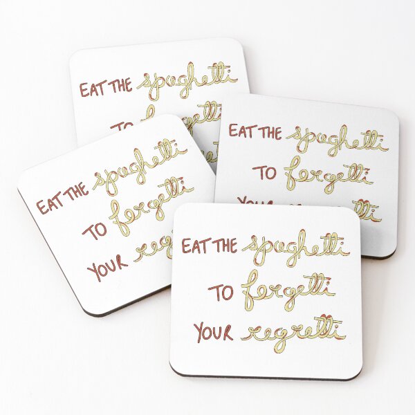 Item preview, eat the spaghetti to forgetti your regretti designed and sold by alwaysagilmore.