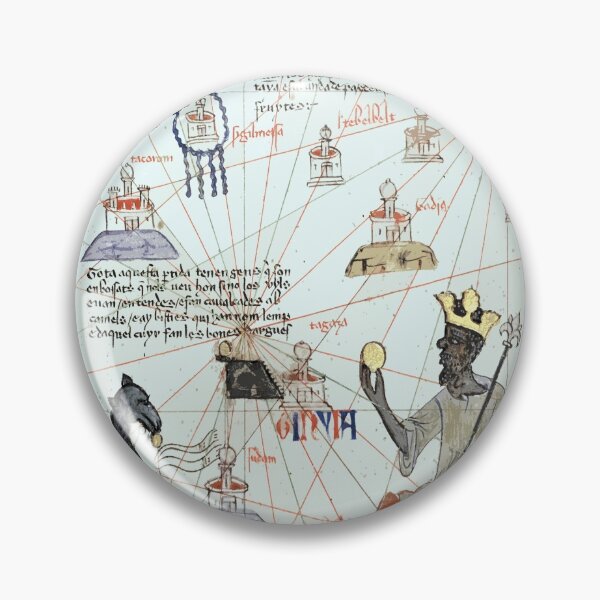Item preview, Mansa Musa from the Catalan Atlas designed and sold by VikingRunes.