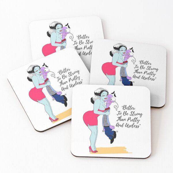 Item preview, "Better To Be Strong Than Pretty..." designed and sold by LondonHouse.