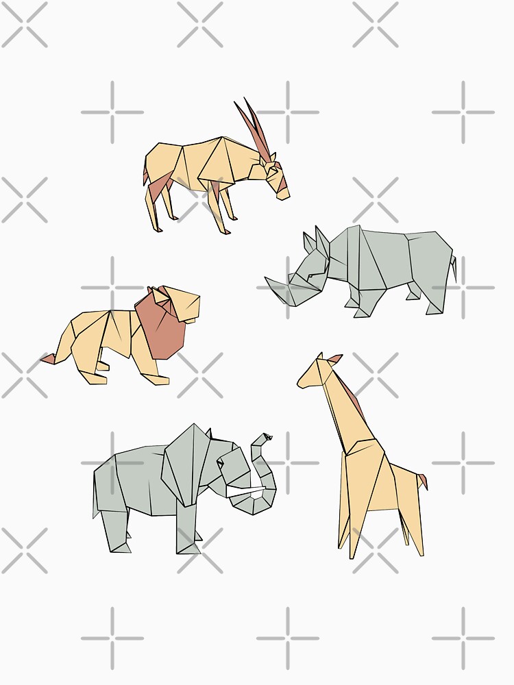 Origami Safari by nadyanadya