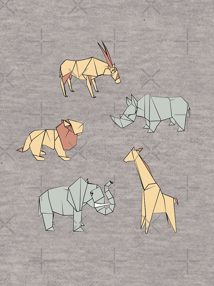 Origami Safari by nadyanadya