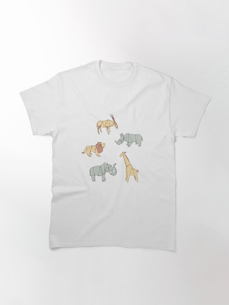 Alternate view of Origami Safari Classic T-Shirt