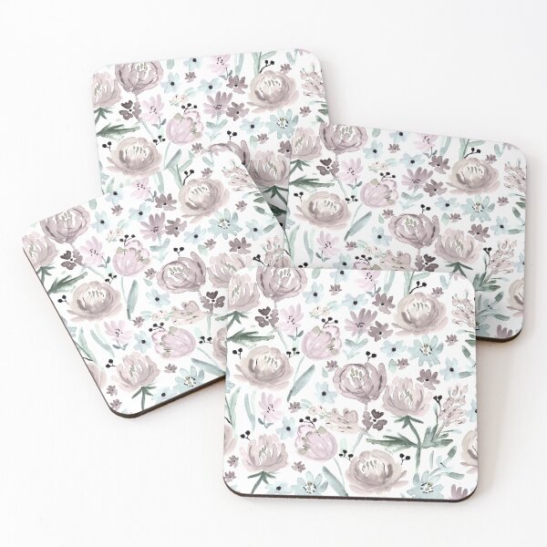 Item preview, Pastel wild roses designed and sold by Petit Faon Prints.