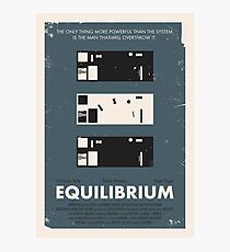 Equilibrium Poster Photographic Print