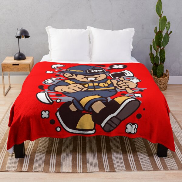 Item preview, Firefighters cartoon character - Every day they face new dangers and every day they find ways to fix them! designed and sold by Nickelparis.