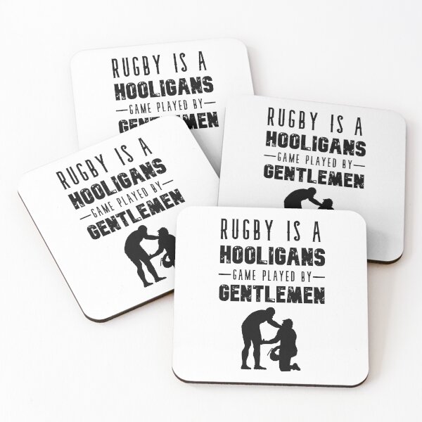 Item preview, Rugby Is A Hooligans Game Played By Gentlemen designed and sold by Grubber XV.