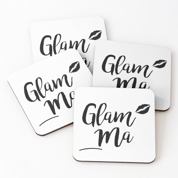 Aperçu de l'œuvre Parfait cadeau Glam-ma Glamma grand-mère grand-mère or baiser créée et vendue par JukeLox.