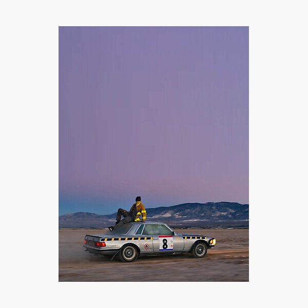 A$ap rOcky with a car Photographic Print