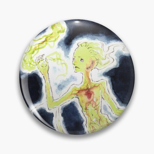 Item preview, deep sea mermaid with jellyfish designed and sold by ellie _the_last.