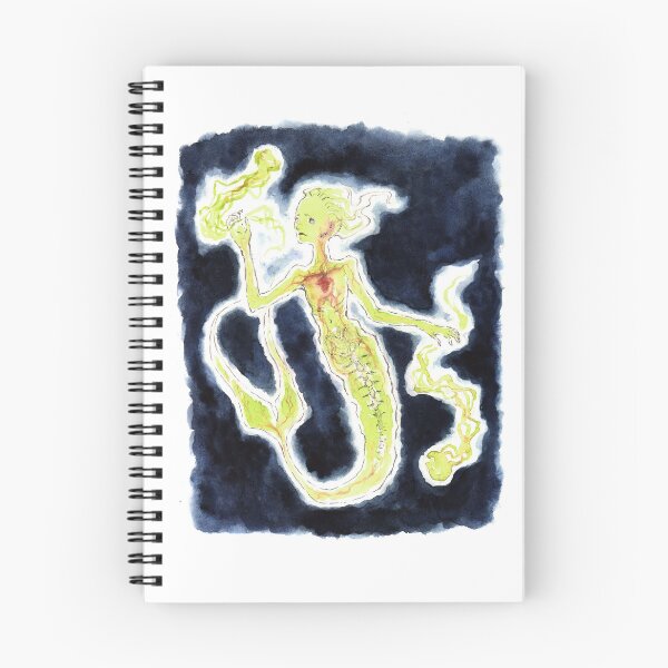 Item preview, deep sea mermaid with jellyfish designed and sold by ellie _the_last.