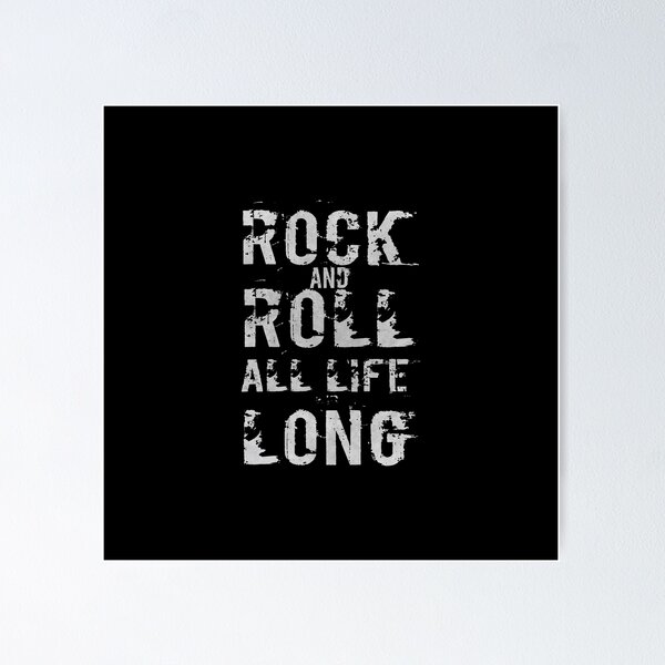 Item preview, Rock and roll all life long - for rock fans. designed and sold by paulo silveira.