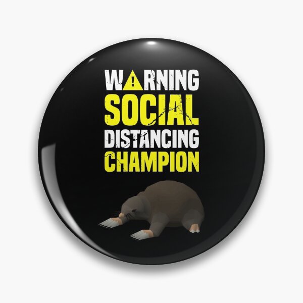 Item preview, Giant Mole Social Distancing Champion designed and sold by RealThessalia.
