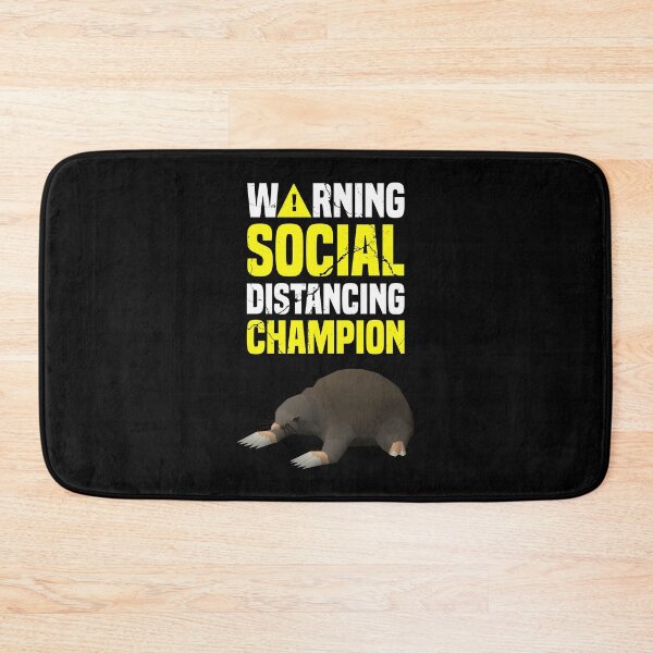 Item preview, Giant Mole Social Distancing Champion designed and sold by RealThessalia.