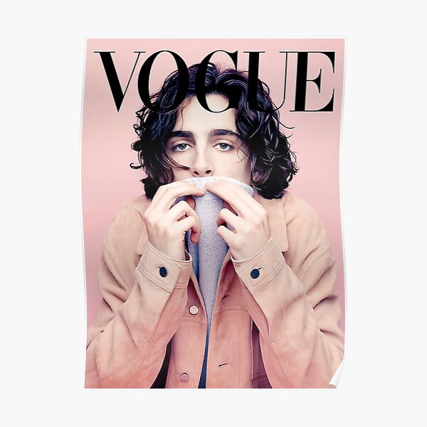 VOGUE : Timothee Chalamet Poster