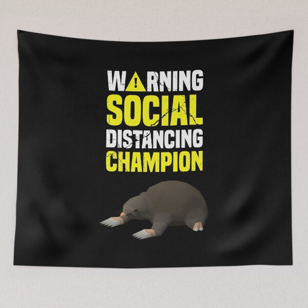 Item preview, Giant Mole Social Distancing Champion designed and sold by RealThessalia.