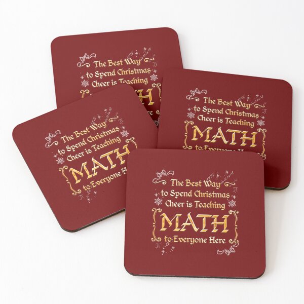 Item preview, The Best Way To Spend Christmas Is Teaching Math designed and sold by AscendMerch.