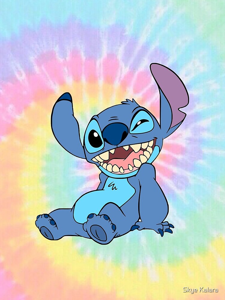Colorful Stitch sitting by SDKAY