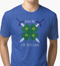 Kiss Me I'm Hylian Tri-blend T-Shirt