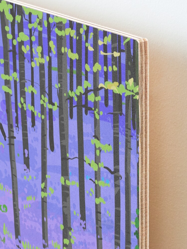 Alternate view of Bluebell Hound Mounted Print