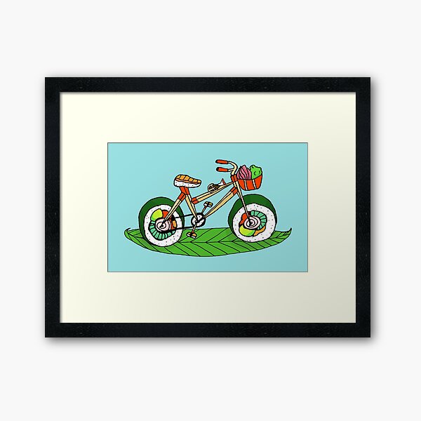 Sushi Roll Framed Art Print