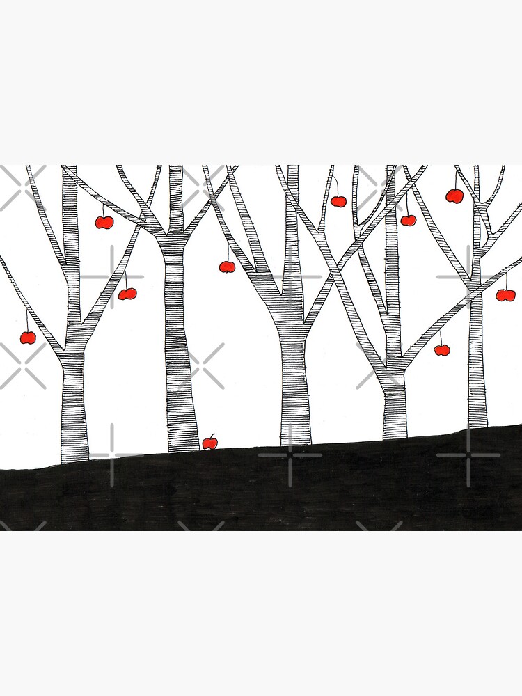 Thumbnail 2 of 2, Postcard, Apples designed and sold by lexihastra.
