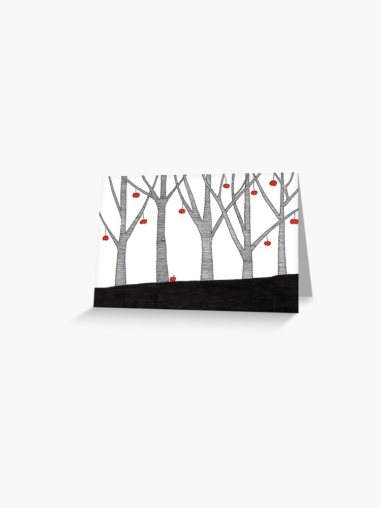 Thumbnail 1 of 2, Greeting Card, Apples designed and sold by lexihastra.