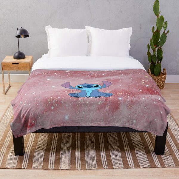 Cotton candy stitch Throw Blanket