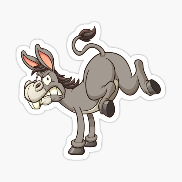 Donkey Kick Sticker