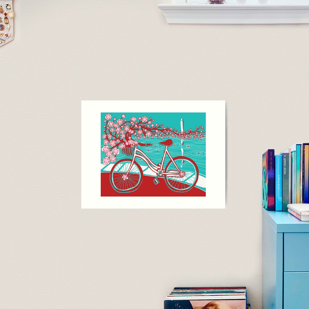 bicycle bloom Art Print