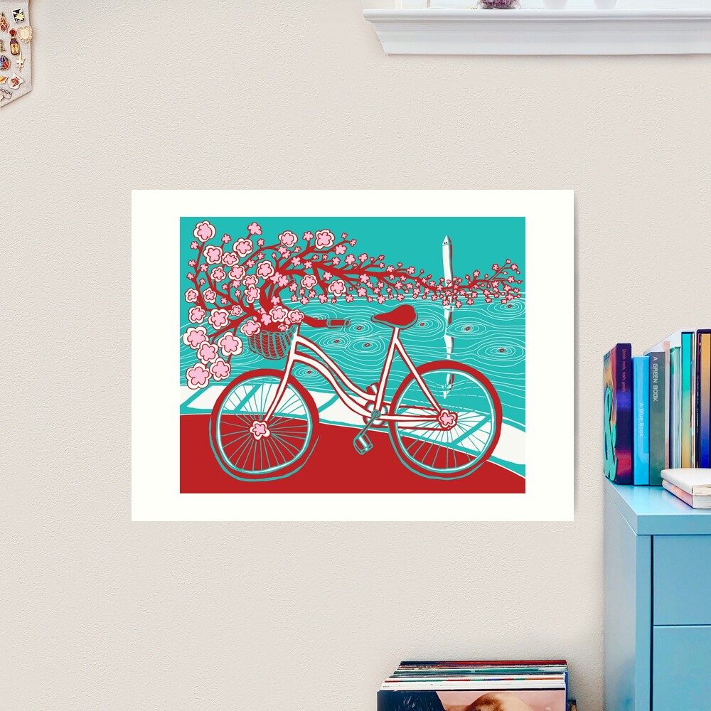 bicycle bloom Art Print