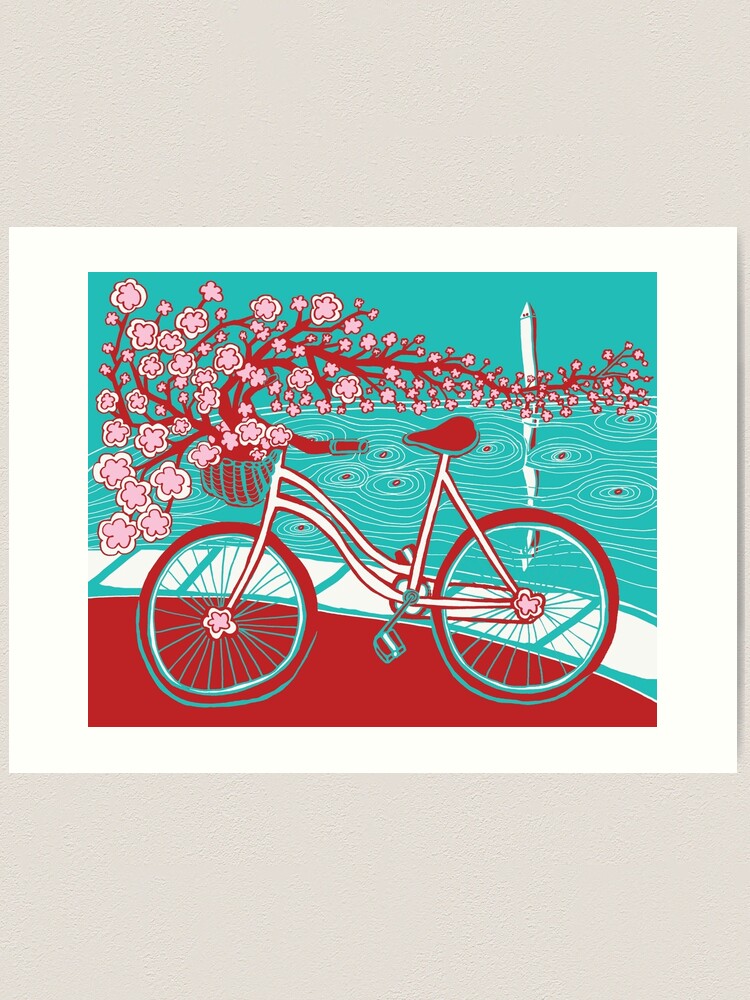 Alternate view of bicycle bloom Art Print