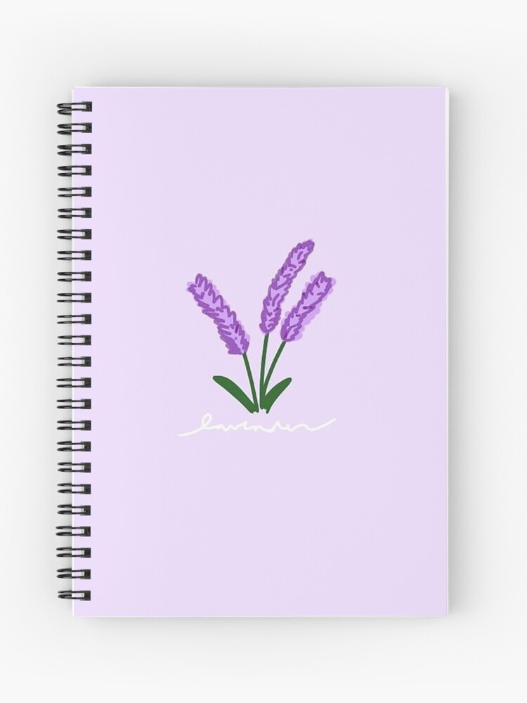 Lavender on purple background