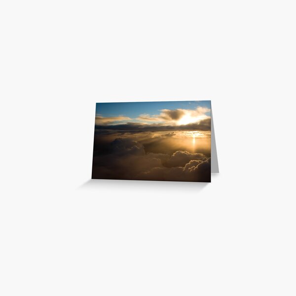30,000 feet Greeting Card