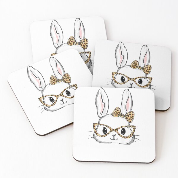 Item preview, Bunny Rabbit Glasses Leopard Print Easter Day designed and sold by iBestSellings.